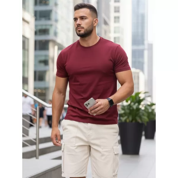  Pánské triko DSTREET RX5677 BORDO 