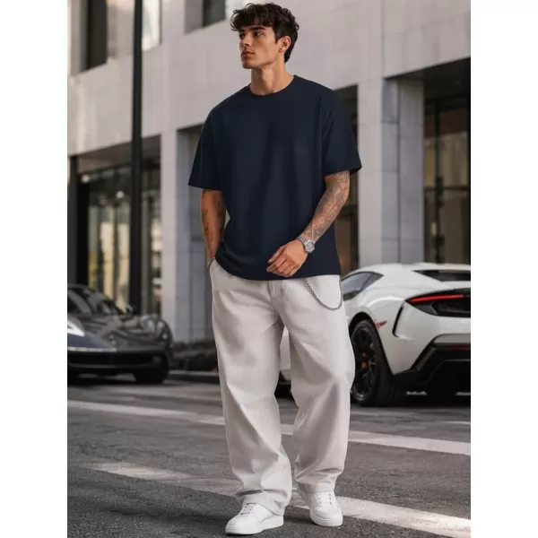  Pánské triko DSTREET RX5684 TMAVĚ MODRÁ 