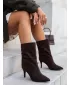 Dámské boty DSTREET ZY1448 HNĚDÁ