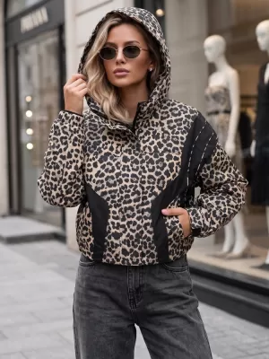 Dámská bunda DSTREET TY6041 HNĚDÁ