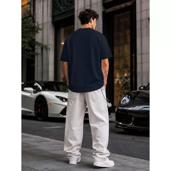  Pánské triko DSTREET RX5684 TMAVĚ MODRÁ 