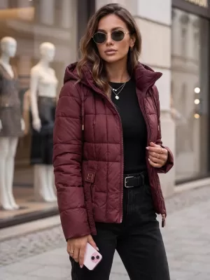 Dámská bunda DSTREET TY5859 BORDO