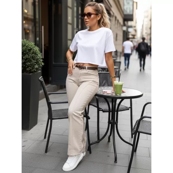  Dámské kalhoty DSTREET UY3059 ECRU 