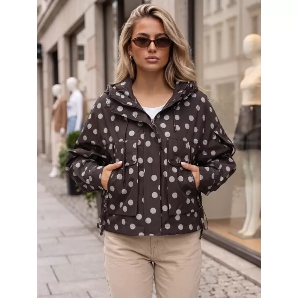  Dámská bunda DSTREET TY6036 HNĚDÁ 