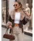 Dámská bunda DSTREET TY5979 HNĚDÁ