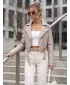 Dámská bunda DSTREET TY5719 KHAKI