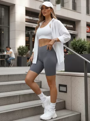 Dámské kraťasy DSTREET SY0581 MODRÁ