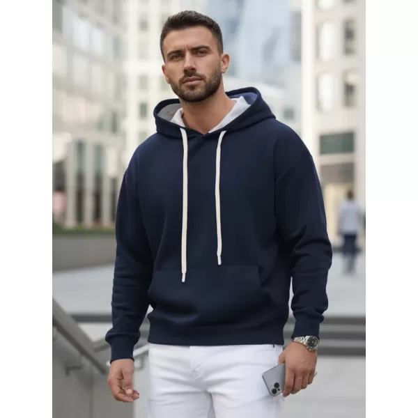  Pánská mikina DSTREET BX5949 TMAVĚ MODRÁ 