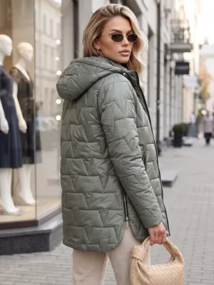 Dámská bunda DSTREET TY5794 ZELENÁ