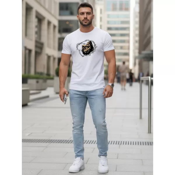 Pásnké triko DSTREET NX5085R-WH BÍLÁ 