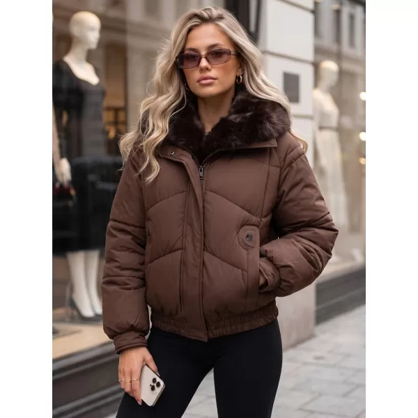  Dámská bunda DSTREET TY6006 HNĚDÁ 