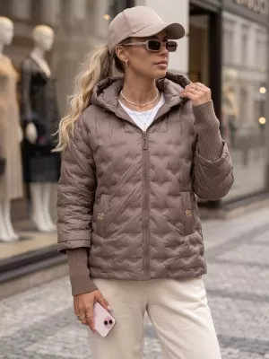 Dámská bunda DSTREET TY5868 KHAKI