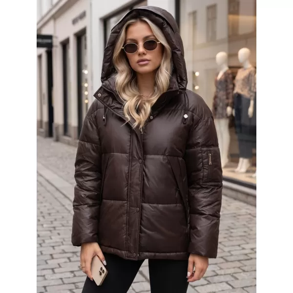  Dámská bunda DSTREET TY5965 HNĚDÁ 