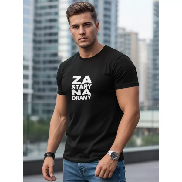  Pásnké triko DSTREET NX0112R-BK ČERNÁ 