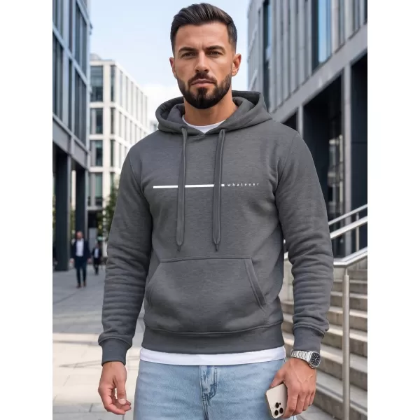  Pánská mikina DSTREET NX5128BX-05-09 TMAVĚ ŠEDÁ 