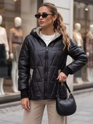 Dámská bunda DSTREET TY5786 ČERNÁ
