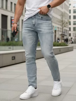Pánské kalhoty DSTREET UX4489 MODRÁ