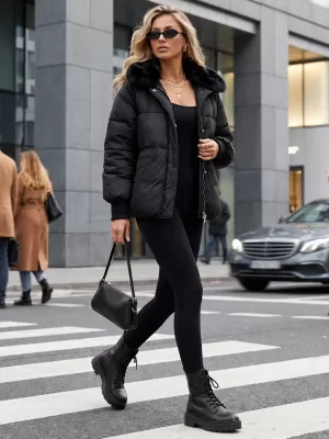 Dámská bunda DSTREET TY5815 ČERNÁ