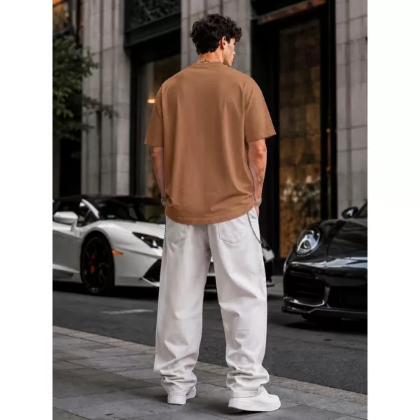  Pánské triko DSTREET RX5685 KARAMELOVÁ 