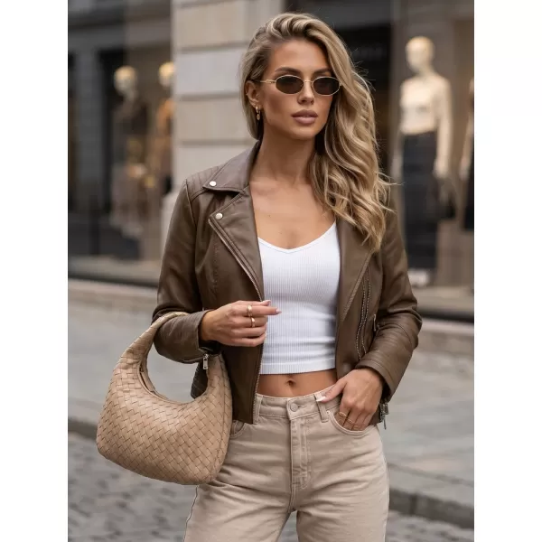  Dámská bunda DSTREET TY5711 HNĚDÁ 