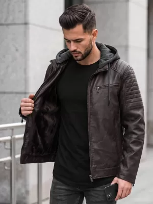 Pánská bunda DSTREET TX5142 HNĚDÁ