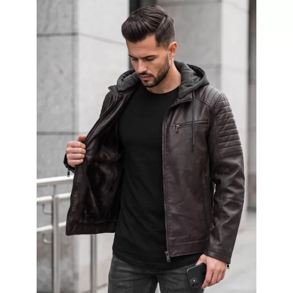  Pánská bunda DSTREET TX5142 HNĚDÁ 