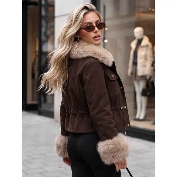  Dámská bunda DSTREET TY5705 HNĚDÁ 