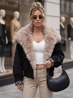 Dámská bunda DSTREET TY5842 ČERNÁ