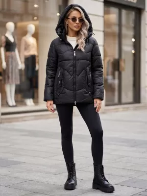 Dámská bunda DSTREET TY5936 ČERNÁ