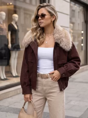 Dámská bunda DSTREET TY5696 BORDO