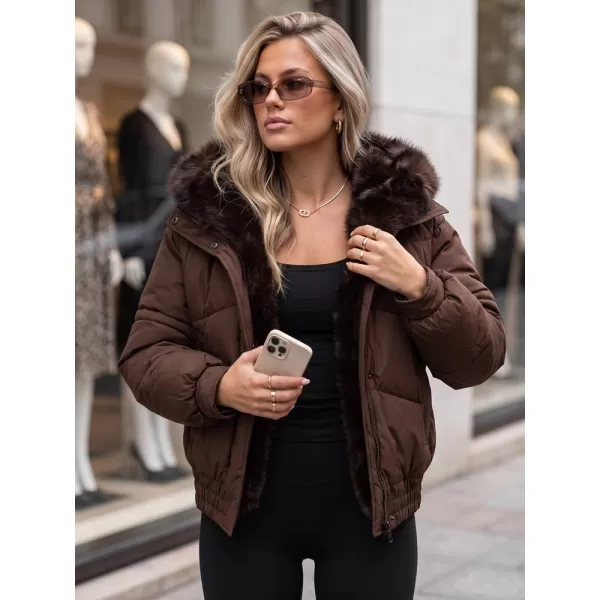  Dámská bunda DSTREET TY6006 HNĚDÁ 
