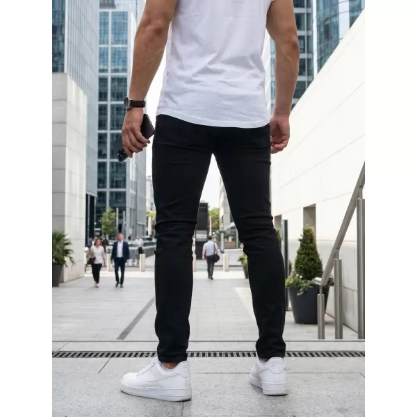  Pánské kalhoty DSTREET UX4494 ČERNÁ 