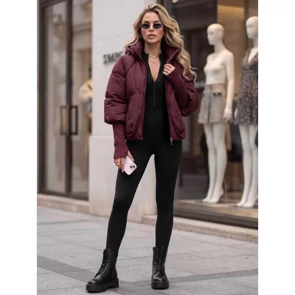  Dámská bunda DSTREET TY5898 BORDOVÁ 