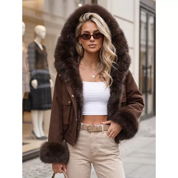  Dámská bunda DSTREET TY5834 HNĚDÁ 