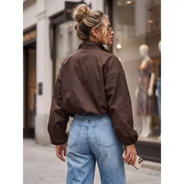  Dámská bunda DSTREET TY6022 HNĚDÁ 