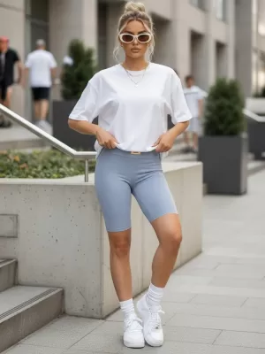 Dámské kraťasy DSTREET SY0560 MODRÁ