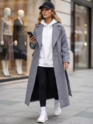 Dámský kabát DSTREET NY0775 MODRÁ
