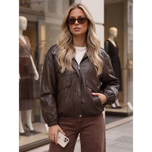  Dámská bunda DSTREET TY6070 HNĚDÁ 