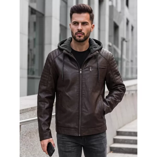 Pánská bunda DSTREET TX5142 HNĚDÁ 