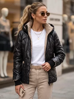 Dámská bunda DSTREET TY5803 ČERNÁ