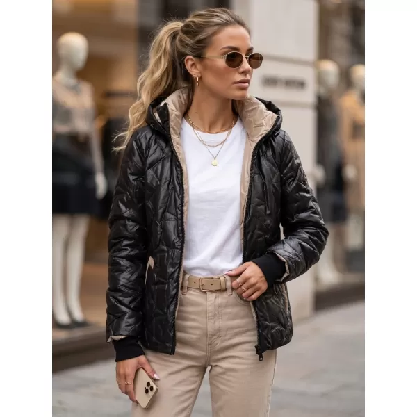  Dámská bunda DSTREET TY5803 ČERNÁ 