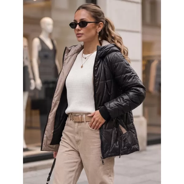  Dámská bunda DSTREET TY5786 ČERNÁ 