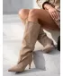 Dámské boty DSTREET ZY1443 KHAKI