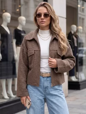 Dámská bunda DSTREET TY6060 BÉŽOVÁ