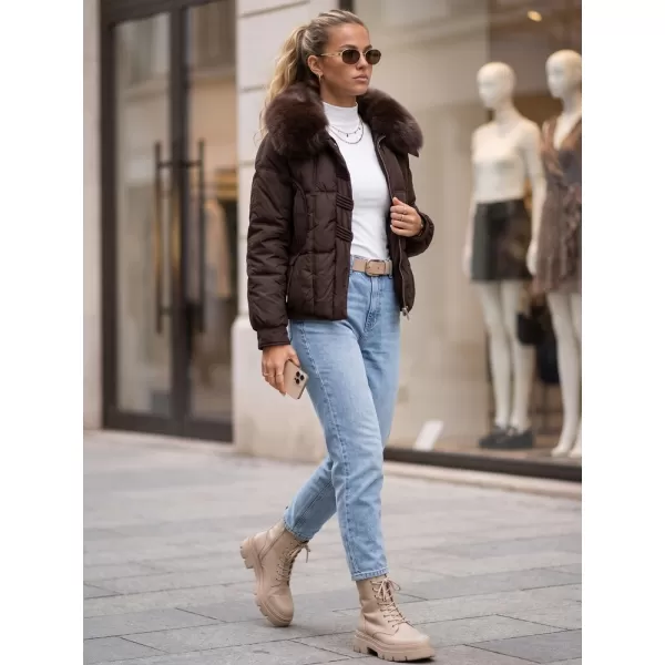  Dámská bunda DSTREET TY6040 HNĚDÁ 