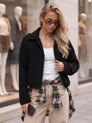Dámská bunda DSTREET TY6021 ČERNÁ