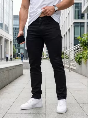 Pánské kalhoty DSTREET UX4494 ČERNÁ