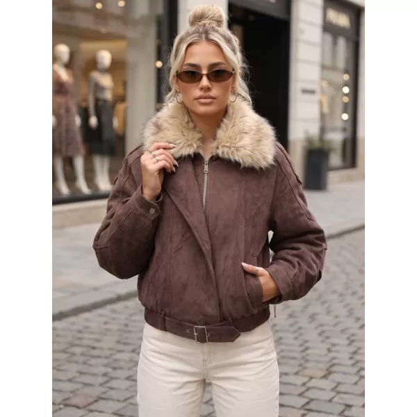  Dámská bunda DSTREET TY5701 HNĚDÁ 