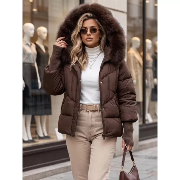  Dámská bunda DSTREET TY5744 HNĚDÁ 