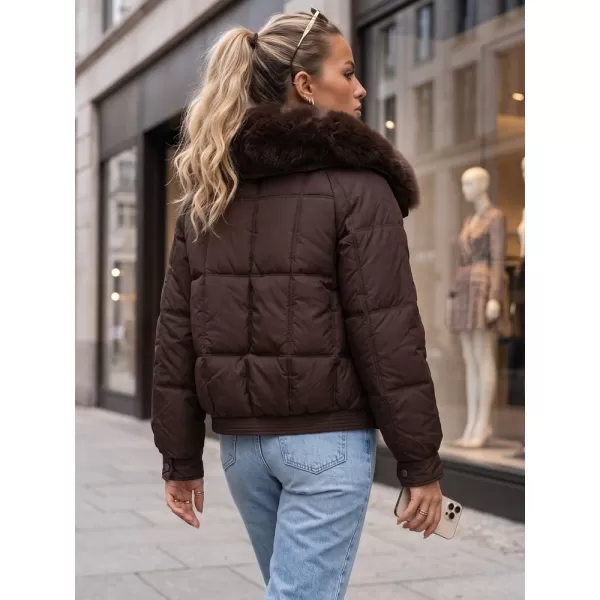  Dámská bunda DSTREET TY6040 HNĚDÁ 
